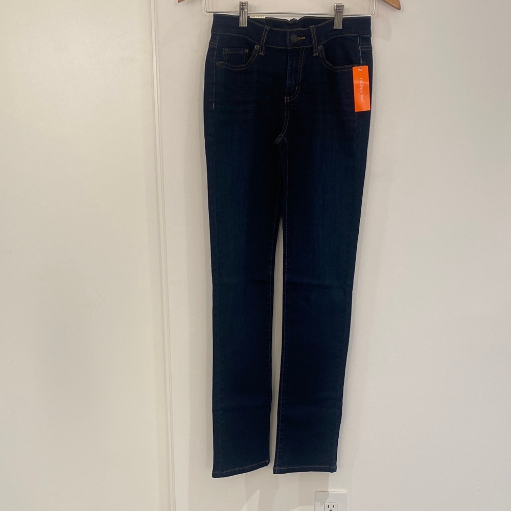 NWT Joe Fresh Skinny Jeans Dark Wash Size 24/00